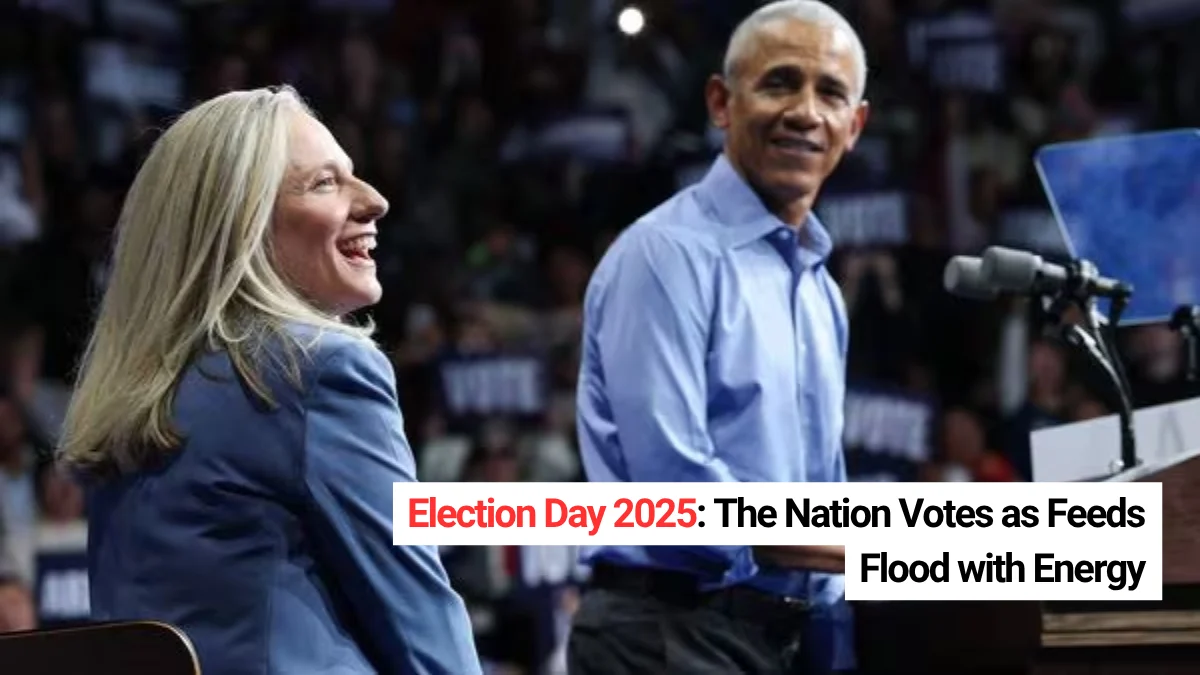 Election Day 2025 The Nation Votes as Feeds Flood with Energy