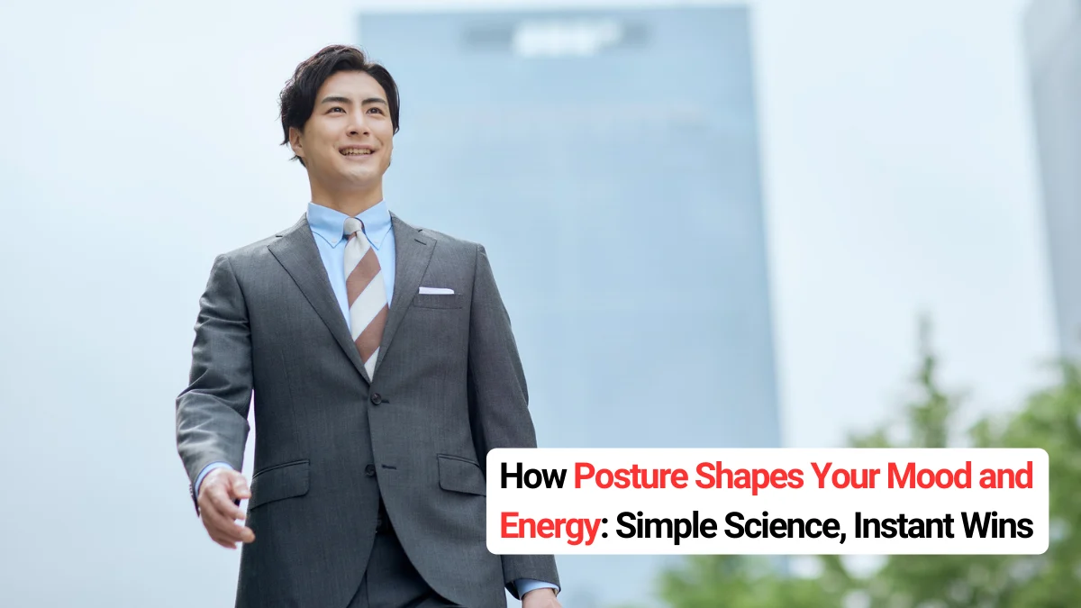 How Posture Shapes Your Mood and Energy Simple Science, Instant Wins