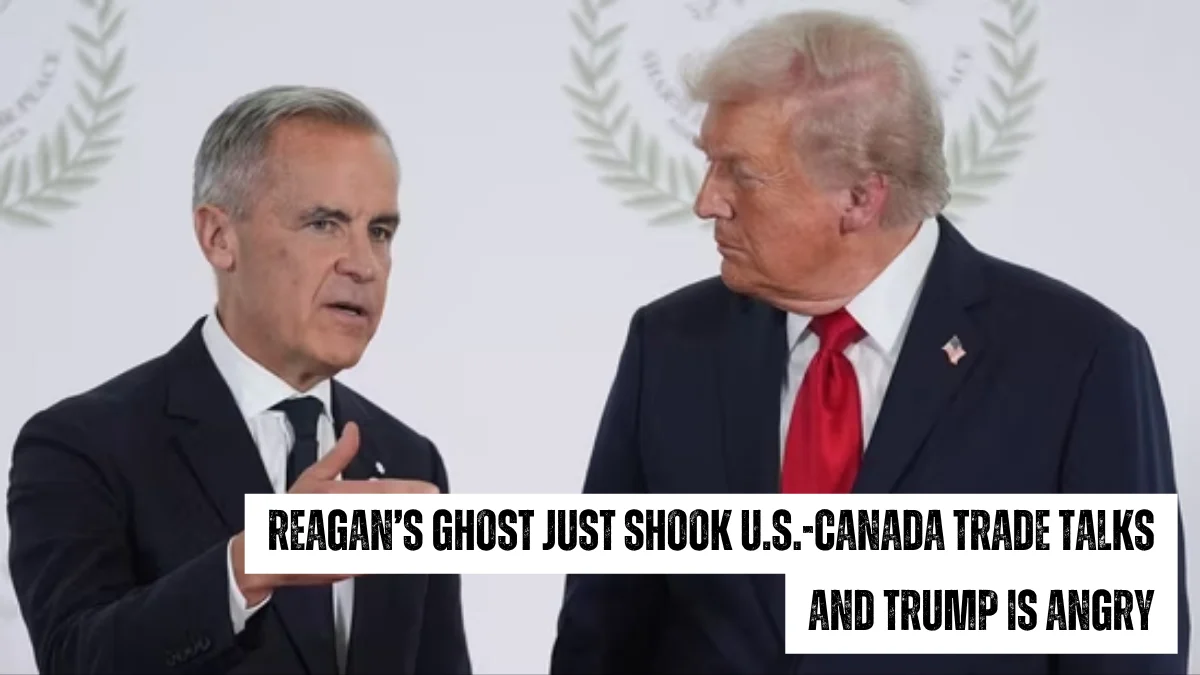Reagan’s Ghost Just Shook U.S.-Canada Trade Talks And Trump Is Angry